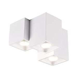 Trio Leuchten Fernando 604900331 plafondlamp, 3 lampen, GU10, mat wit