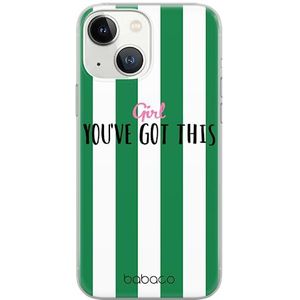 ERT GROUP Beschermhoes voor Apple iPhone 13 origineel en officieel Babaco-motief Positive Vibes 004 perfect aangepast aan de vorm van de mobiele telefoon TPU