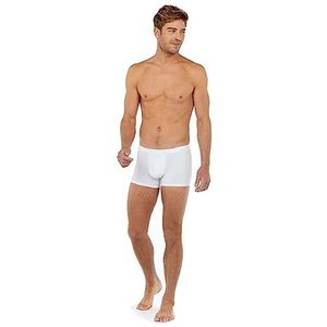 Hom Tencel Soft Comfort Boxershorts voor heren (1 stuk), Wit.