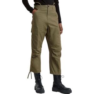 G-STAR Drawcord cropped cargobroek voor dames, groen (Shadow Olive D25251-d387-b230), 31W, Groen (Shadow Olive D25251-d387-b230)
