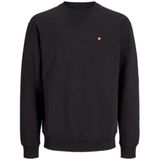 R.d.d. royal denim division Rddscott Sweat-shirt à col rond L/S Noos, Noir, XXL