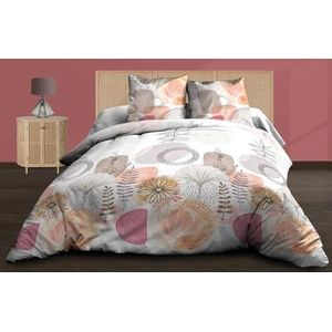 Housse de Couette 240x260 + 2 taies - Pur Coton 57 Fils - Aquarel