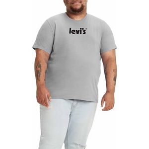 Levi's Ss Relaxed Fit Logo T-shirt voor heren, Grote poster met Mhg-logo
