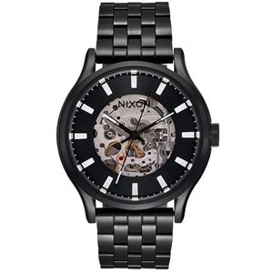 NIXON Spectra A1323 automatisch horloge met 40 mm wijzerplaat, 20-18 mm roestvrijstalen band, zwart., OSFM, armband