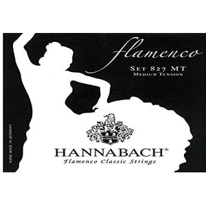 Hannabach 652929 - Serie 827 - set van 3 voor klassieke gitaar Medium Tension Flamenco Classic