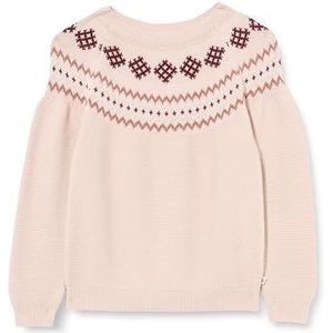 Müsli by Green Cotton Pull jacquard en tricot pour fille, Nightingale, 134