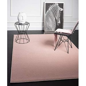 Mia's Teppiche ""Emma"" tapijt voor woonkamer, laagpolig, 120 x 170 cm, roze