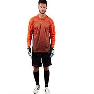 Givova Manchester Guardian Kit voor heren, meerkleurig (oranje/zwart), XL