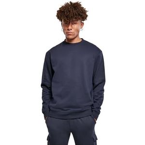 Urban Classics Crewneck Sweater/Trui -4XL- Basic Blauw