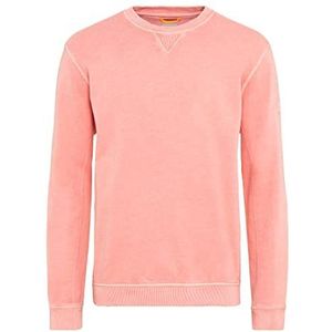 camel active Sweatshirt voor heren, donkerkoraal, maat 3XL, Donker koraal