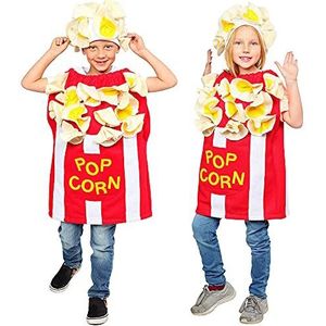 Dress Up America Popcornkostuum voor kinderen, grappig kernkostuum voor jongens en meisjes