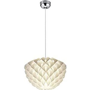 Reality Leuchten Tilia R30540101 Hanglamp, verchroomd/kunststof, wit