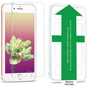 wsiiroon 2 x iPhone 7 Plus iPhone 8 Plus pantserglas beschermfolie met 3D Touch displaybeschermfolie 99% transparant