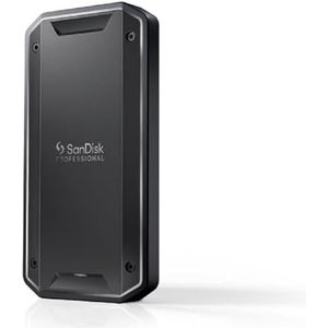 SanDisk PROFESSIONAL 2 To PRO-G40 SSD (SSD NVMe double mode ultra-compact et portable, vitesses de lecture jusqu'à 3000 Mo/s, vitesses d'écriture de 2500 Mo/s, Thunderbolt 3, USB-C, IP68, noyau en
