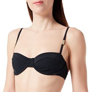 Calvin Klein Balconette-UW bikini-top voor dames, Zwart