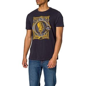 Springfield t-shirt mannen, Donkerblauw