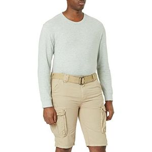 Schott NYC heren shorts, Lichtbeige