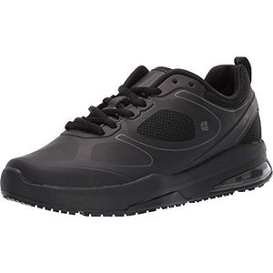 Shoes for Crews Revolution II, werkschoenen voor dames, met antislipzool en struikelbescherming, lichte en waterafstotende sneakers, zwart
