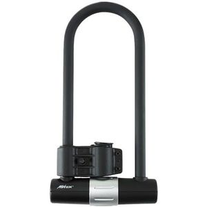 MVTEK Booghangslot Fietsslot 180 x 320 mm Fietsslot Stalen Fietsslot Schijfcilinder Fietsketting Anti-diefstal Fietsketting met sleutel Fietsaccessoires Zwart