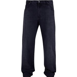 Urban Classics Pantalon en jean Heavy Ounce coupe droite pour homme, Noir délavé, 30