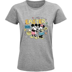 Disney Wodmickts256 T-shirt voor dames, 1 stuk, Grijs Melange