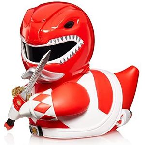 TUBBZ Red Ranger Vinyl rubberen eendenfiguur - officieel Power Rangers product - tv, films en videogames voor kinderen