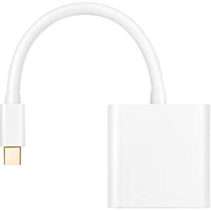 HDSupply Mini DisplayPort/DVI mannelijk naar DVI-D female adapter, 0,20 m, wit