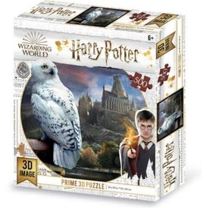 Grandi Giochi Harry Potter Edvige Horizontale Lenticulaire puzzel met 500 stukjes met 3D-PU100000 PU10000 effect