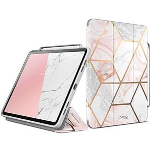 i-Blason COSMO iPad Pro 11 Inch Case (2020/2018) Case, [Ondersteunt Wireless Charging Pencil 2] Drie Flappen Full Body Cover met Auto Sleep/Wake Functie en Pen Houder (Marmor)