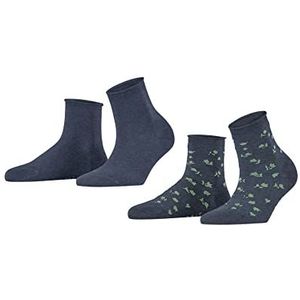 Esprit Sokken, ondoorzichtig (2 stuks) dames, blauw (Light Denim 660), 35-38, blauw (Light Denim 660)