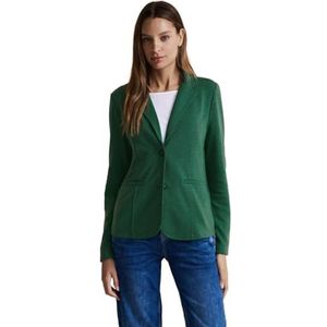 Street One A212053 Piqué blazer voor dames, Vers lentegroen