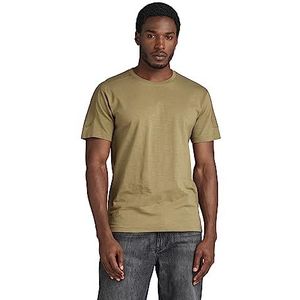 G-STAR RAW Korpaz Text T-shirts pour homme, Vert (Smoke Olive D22821-b255-b212), S