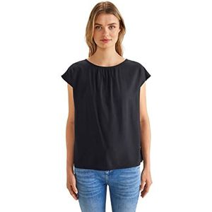 Street One A343920 Top damesblouse, Donkerblauw