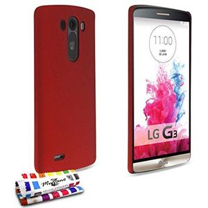 Muzzano Le Pearls harde hoes voor LG G3, ultradun, rood