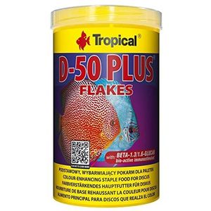Tropical D-50 Plus Voedsel vlokken, 1 x 1 liter