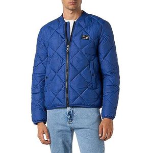 Q/S by s.Oliver Outdoorjas voor heren, blauw, M, Blauw