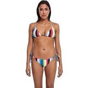 Urban Classics Dames bikini triangel bikini badpak bikini badpak bikini badpak maten XS-XL, meerkleurig (meerkleurig 01667)