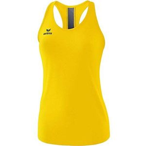 Erima Squad functionele tanktop voor dames, Geel/Zwart/Slate Grijs