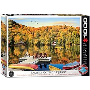 EuroGraphics - Lakeside Cottage, Quebec puzzel, EG60005427, verschillende kleuren, 19,25 x 26,5 inch