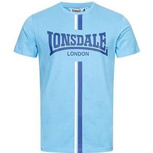 Lonsdale Altandhu T-shirt voor heren, blauw/marineblauw/wit