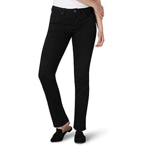 Lee Jeans met rechte snit voor dames, zwart.