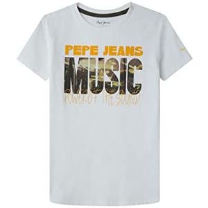 Pepe Jeans Axel, jongens sweatshirt, Wit.