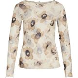 VIOTTO L/S TOP, Bouleau/Oop : fleurs, M