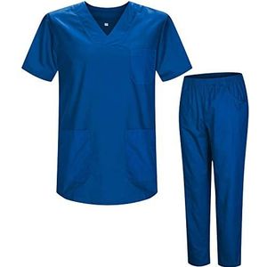 MISEMIYA - Casaca en sanitaire broek, uniseks, medische sanitaire uniformen, 8178, blauw 37 21, 3XL, Blauw 37 21