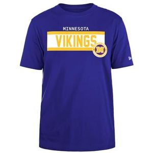 MINNESOTA VIKINGS Nfl Regular T-shirt High Density Ink Screenprint Front Graphic Minnesota Vikings Original Team Color T-shirt uniseks