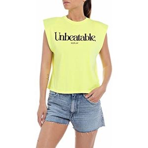 Replay T-shirt voor dames, Geel 343
