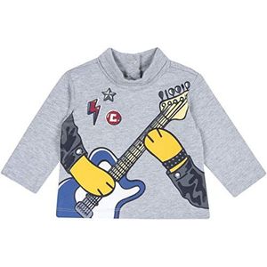 Chicco T-shirt met lange mouwen, voor baby's, meisjes, grijs.