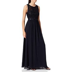 Vera Mont dames partyjurk avondjurk, blauw (Night Sky 8541)