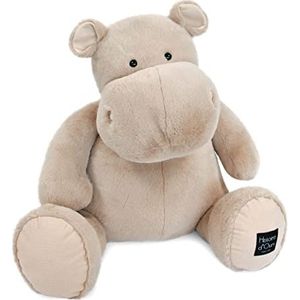 Histoire d'Ours Hip'Cool Reusachtig nijlpaard pluche dier beige 85 cm nijlpaard HO3095