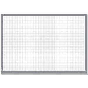 SIGEL HO260 Bureauonderlegger van papier, kleine ruitjes, A2 (59,5 x 41 cm), grijs, 30 vellen
